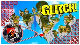 UNDER THE MAP BED WARS GLITCH works Minecraft BED WARS Trolling [upl. by Etnecniv]