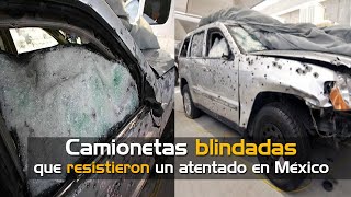 Camionetas blindadas que resistieron hasta 800 impactos en México [upl. by Packer]