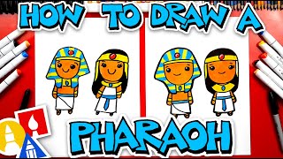 How To Draw An Ancient Egyptian King And Queen Pharaoh [upl. by Eliza]