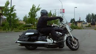 How to do the ICBC Skills Test on a 750LB motorcycle [upl. by Haletky]