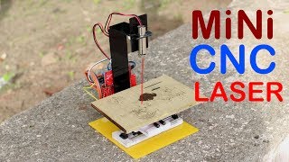 How to Make Mini CNC Laser Engraver at home [upl. by Mccall]