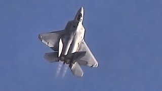 F22 Raptor • Air Maneuverability Demonstration [upl. by Glantz]