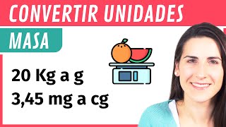 Conversión de Unidades de MASA ⚖ Método Escalera y Tabla [upl. by Noskcaj]