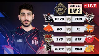 M5 DAY 2 WATCHPARTY  Mobile Legends [upl. by Nathanil]