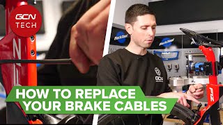 How To Replace Your Brake Cables  GCN Tech Monday Maintenance [upl. by Ysabel]