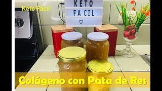 Como Hacer Colágeno con Patas de Res  Dyi How to make Collagen with Beef Legs [upl. by Boyse]