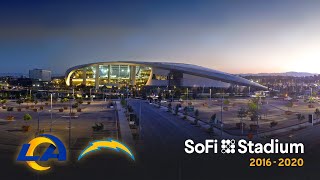 4K TimeLapse of NFLs Largest Stadium  SoFi [upl. by Chic]