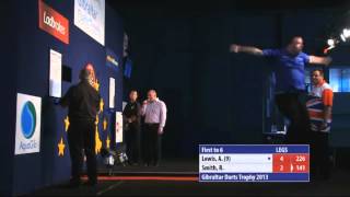 HD Ross Smith  Nine Dart Finish  2013 Gibraltar Darts Trophy [upl. by Sheff170]