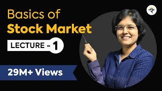 Basics of Stock Market For Beginners Lecture 1 By CA Rachana Phadke Ranade [upl. by Nyrroc]