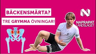 Ont i Bäckenleden 3 Grymma Övningar [upl. by Yracaz]