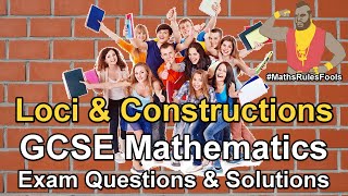 Loci amp Construction  GCSE Maths Exam Questions [upl. by Annaliese]