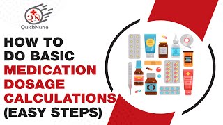 How to do basic medication dosage calculations Easy Steps [upl. by Schaab555]