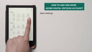 How to add one more Adobe Digital Editions account  PocketBook [upl. by Tahmosh297]