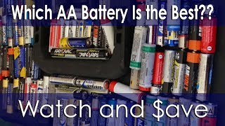 Which AA Battery is the Best Can Duracell Beat Energizer Watch and ave [upl. by Aicatsal]