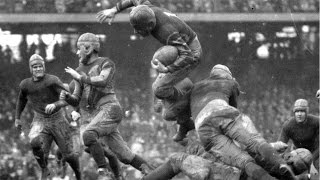 Oldest football footage ever American footballGridiron [upl. by Yadroc484]