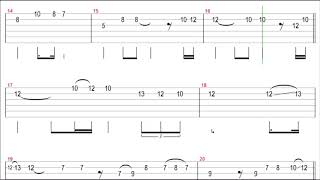 Camel  Stationary Traveller Intro Guitar Solo TabBackingtrack [upl. by Ardnola]