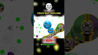 CRAZY BAIT TROLLING Agario Mobile [upl. by Bernardi44]