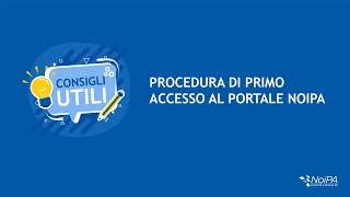 Procedura di primo accesso al portale NoiPA [upl. by Bohun673]