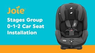 Installation Guide for Joie  Stages Group 012 Car Seat Smyths Toys [upl. by Adnaw]