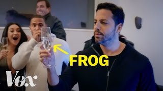 How David Blaine barfs frogs [upl. by Sitoiganap]