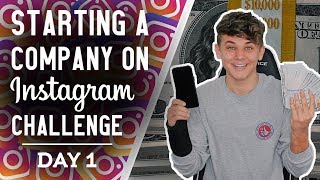 Starting a Company on Instagram Challenge  Day 1 [upl. by Bernarr]