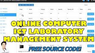 Complete Computer ICT Laboratory Management System using PHP MySQL  Free Source Code Download [upl. by Engleman]