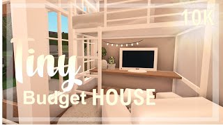 BLOXBURG Tiny Budget House 10k  House build [upl. by Yrellav]