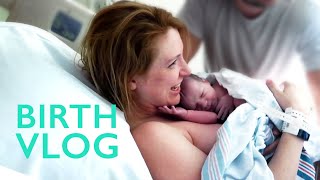 My Positive Birth Story  No Epidural 3 hour Labor [upl. by Laeynad]