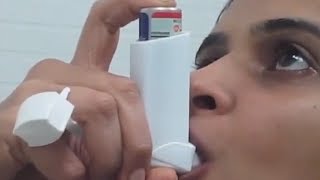 How to use Metered dose inhaler ProAir  Ventolin [upl. by Nnylasor559]