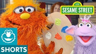 Sesame Street Art School  Murray Had a Little Lamb [upl. by Gypsy]