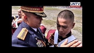 Anak ni PNP Chief Dela Rosa na si Rock isa nang ganap na PNP cadet [upl. by Annaert]