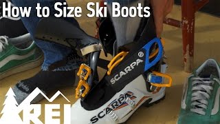 Skiing How to Size Ski Boots [upl. by Doubler]