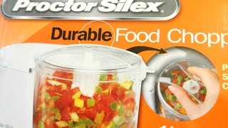 PROCTOR SILEX MINI CHOPPER REVIEW [upl. by Thurber710]