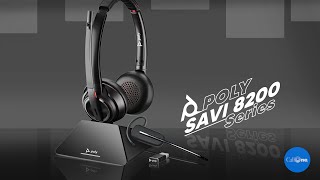 Poly  Savi 8200 Series  8220 and 8245 Noise Canceling Mic and Wireless Range Tests [upl. by Fafa]