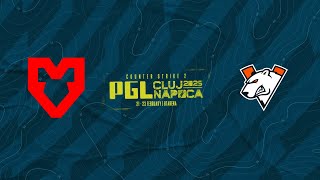 MOUZ vs Virtuspro  PGL ClujNapoca 2025 [upl. by Zosi681]