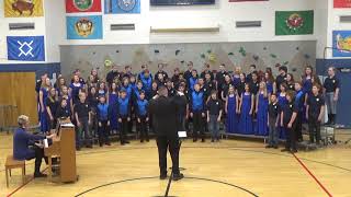 CS Porter Middle School 8th Grade Choir  Carol of the Bells [upl. by Hammel]