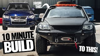 Building our 352bhp V10 TDI BLE Touareg in 10 Minutes [upl. by Notnef]