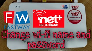 How to Change WiFi Name and Password Netplus broadband Tech review [upl. by Necyla]