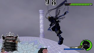 KH2 Final Mix  Marluxia Data Battle Critical Mode  Featuring Anti Form [upl. by Eah]