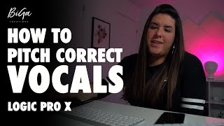 How to Pitch Correct Vocals like a PRO  Logic Pro X [upl. by Notwen]