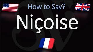 How to Pronounce Niçoise CORRECTLY [upl. by Ogu]