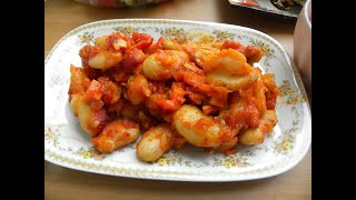 Gigantes Plaki Greek Stewed Giant Beans [upl. by Monto]