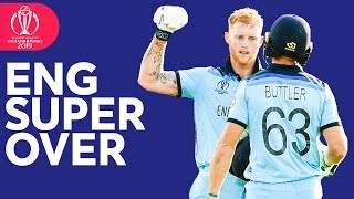 England Super Over  Every Ball  ICC Cricket World Cup 2019 [upl. by Ecurb]