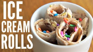 DIY Thai ICE CREAM ROLLS  You Made What [upl. by Osmond]