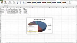 Grafieken met percentages in Excel [upl. by Eras]