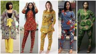 Very Stylish And Trendy African Style Casual Trouser Shirt Designs Collection For Women 2020 [upl. by Blondelle]