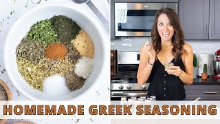 Homemade Greek Seasoning  Quick amp Easy Recipe [upl. by Ahsakat653]