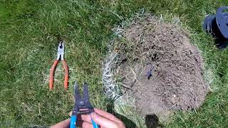 EASY Fix  underground Dog fence Wire  Invisible Fence repair [upl. by Najar]