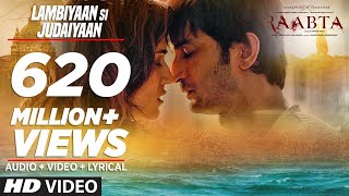 Arijit Singh  Lambiyaan Si Judaiyaan Song  Raabta  Sushant Rajput Kriti Sanon  TSeries [upl. by Noyrb]