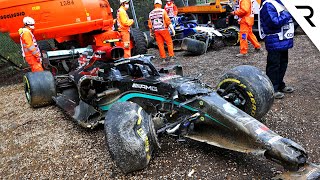 How Russell seriously upset Mercedes in huge Bottas F1 crash [upl. by Valiant909]